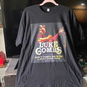 Luke Combs Black Graphic T-Shirt